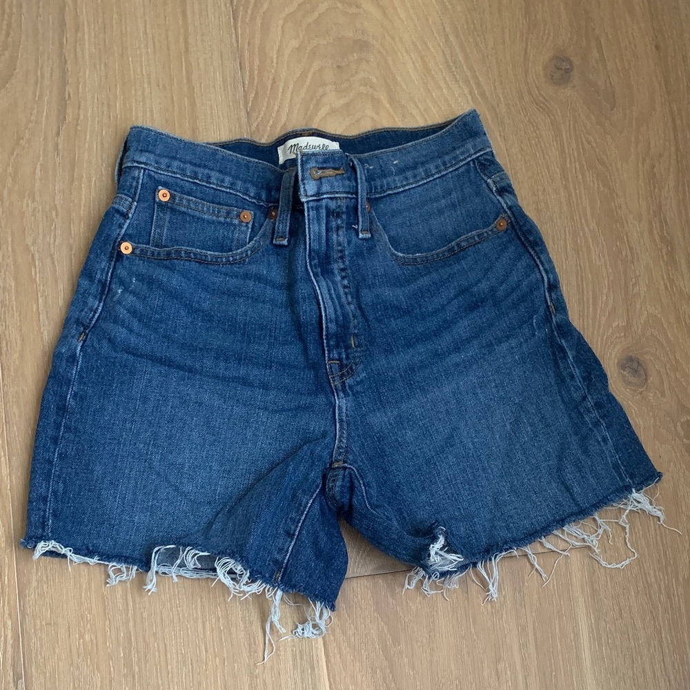 Madewell Brynn Blue Jean Shorts